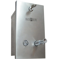 Дозатор для мыла Nofer нерж.сталь 1,2л, 03201.S