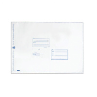 Пакет почтовый полиэтиленовый Suominen C4 белый, 229х324мм, 70мкм, 1шт, стрип, Куда-Кому