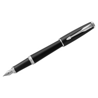 Перьевая ручка Parker Urban Core F, черный/серебристый корпус, 1931592