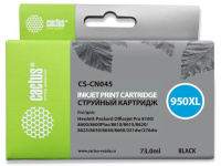Картридж струйный Cactus CS-CN045 №950XL, 73мл, черный