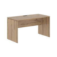 Стол прямой EDST 1367 Дуб Денвер светлый/Черный 1360х670х750 EDIS