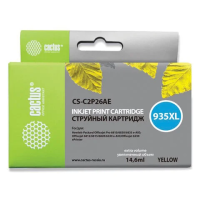 Картридж струйный Cactus CS-C2P26AE желтый