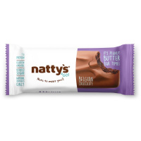 Батончик шоколадный Nattys с арахисовой пастой и какао без сахара, 45г