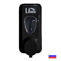 Диспенсер для мыльной пены в картриджах Lime Prestige черный, 600мл, 972002