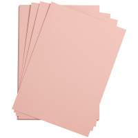 Цветная бумага Clairefontaine Etival color темно-розовый, 500х650мм, 24 листа, 160г/м2, легкое зерно