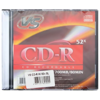 Диск CD-R Vs 700Mb, Slim Case