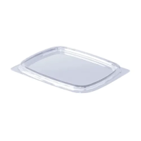 Крышка к одноразовому контейнеру Спк 108x82мм, прозрачная, 100шт/уп