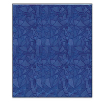 Скатерть из полиэтилена 120х180см, синяя