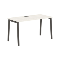 Стол прямой ELST 1367 Ясень Траун/Мокко 1360х670х750 EDIS