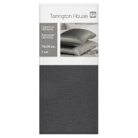 Tarrington House Наволочка графит перкаль, 70 x 70см