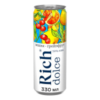 Напиток сокосодержащий Rich Dolce Яблоко-Вишня-Грейпфрут 0,33л