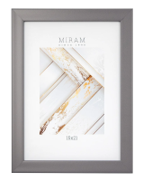 Фоторамка Мирам темно-серая, 15 х 21см