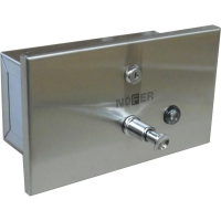 Дозатор для мыла Nofer нерж.сталь 1,2л, 03202.S