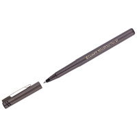 Ручка-роллер Luxor черная, 0.7мм, коричневый корпус