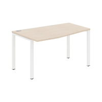 Стол эргономичный XS6CT 149(L) Бук Тиара/Белый 1400х900х750 XTEN-S60