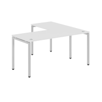 Стол угловой Skyland Xten-S XSCT 1615, белый/белый полуматовый, 1600х1500х750мм