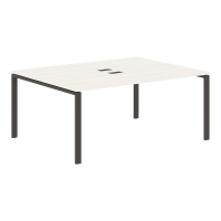 Стол 2-х местный EUWST 1713 Ясень Траун/Мокко 1760х1346х750 EDIS