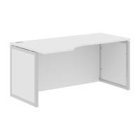 Стол эргономичный XQPCET 169H(L) Белый/Алюминий 1600х900х750 XTEN-QP