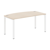 Стол руководителя XS6ET 169 Бук Тиара/Белый 1600х867х750 XTEN-S60