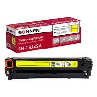 Картридж лазерный SONNEN (SH-CB542A) для HP CLJ CP1215/1515 ВЫСШЕЕ КАЧЕСТВО, желтый, 1400 страниц, 3