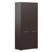 Шкаф высокий Skyland Alto AHC 85.1, венге магия, 850х456х1968мм, с глухими дверьми, с топом