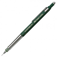 Карандаш механический FABER-CASTELL 'TK-Fine Vario L', корпус темно-зеленый, ластик, 0,7 мм, 135700
