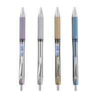 Ручка шарик LINC ELANTRA 0,7 мм, автомат, синий резин.грип
