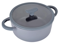 Кастрюля Matt Grey с крышкой 2.5л, 20см