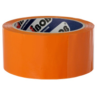 Клейкая лента упаковочная Unibob 48х66м, оранжевая, 45мкм