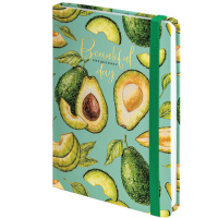 Ежедневник недатированный Brauberg Avocado, А5, 128 листов, обложка бумвинил