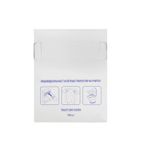 Индивидуальные покрытия на унитаз Merida Stella С-89 эконом, белые, 100шт