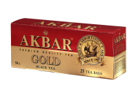 Чай Akbar Gold черный, 25 пакетиков