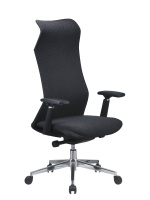 Кресло руководителя Chairman CH583 SL ткань, черный, крестовина хром