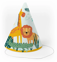 Колпачки одноразовые Африка бумажные, 10шт