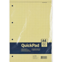 Сменный блок для тетради на кольцах Attache Yellow Pad, А4, 60 листов, в клетку, на кольцах, картон