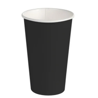 Стакан одноразовый Экопак SP16S черный, 473мл, бумажный, 25шт/уп
