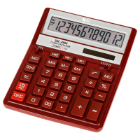 Калькулятор настольный Eleven SDC-888X-RD красный, 12 разрядов