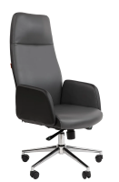 Офисное кресло Chairman 929 Россия экопремиум черный/серый