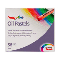 Пастель художественная // Pentel Arts Oil Pastels 36 цветов, масляная