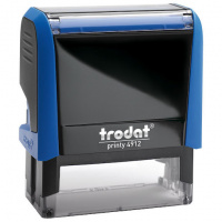 Оснастка для прямоугольной печати Trodat Printy 47х18мм, синяя, 4912