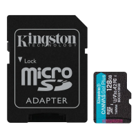 Карта памяти Kingston Canvas Go! Plus microSDXC UHS-I Cl10 +ад, SDCG3/128Gb