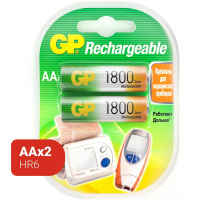 Аккумулятор Gp AA/LR6, 1800mAh, 2шт/уп