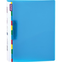 Пластиковая папка с зажимом Attache Diagonal синяя, А4, 17мм