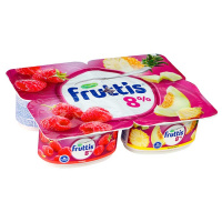 Йогурт Fruttis Суперэкстра малина-ананас-дыня, 8%, 115г