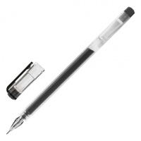Ручка гелевая Staff Brilliant черная, 0.5мм