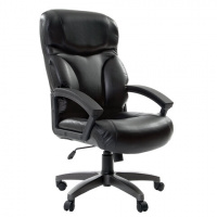 Кресло руководителя Brabix Vector EX-559 экокожа премиум, черная, крестовина пластик