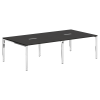 Конференц стол XGSCT 2714.1 Дуб Юкон Модерн/Нержавейка полированная 2720х1406х750 XTEN GLOSS