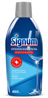 Ополаскиватель для посуды в посудомоечных машинах Signum Блеск и защита, 450мл