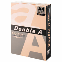 Цветная бумага для принтера Double A пастель оранжевая, А4, 500 листов, 80 г/м2