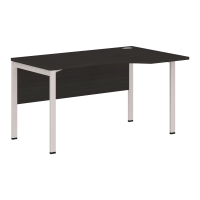 Стол письменный XMCET 149(R) Дуб Юкон Модерн/Алюминий 1400х900х750 XTEN-M